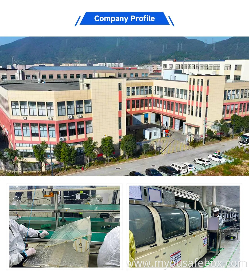 Electronic Lock for Fireproof Safe with Fingerprint Touch and External Power Supply